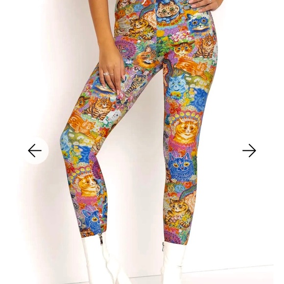 BRAND NWT *Limited Edition* Blackmilk - WAIN'S CATS HWMF LEGGINGS - LIMITED - Picture 9 of 11
